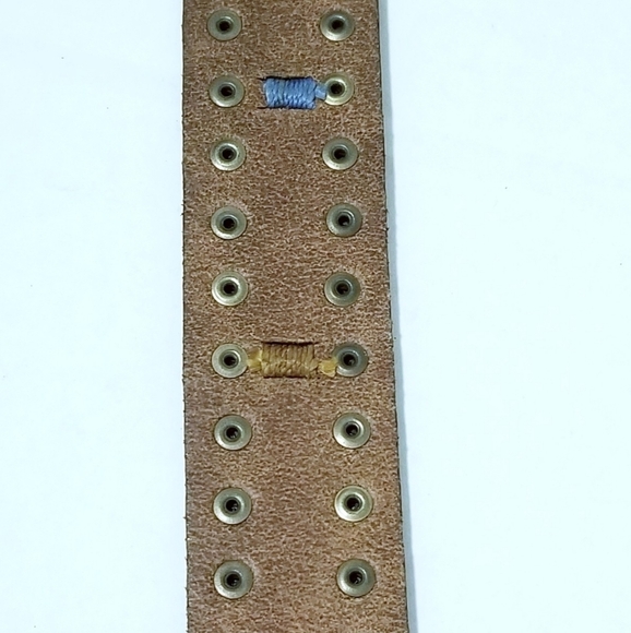 Soulier Leather Embroidered Studded South Western cowboy farmhouse boho belt main image 14